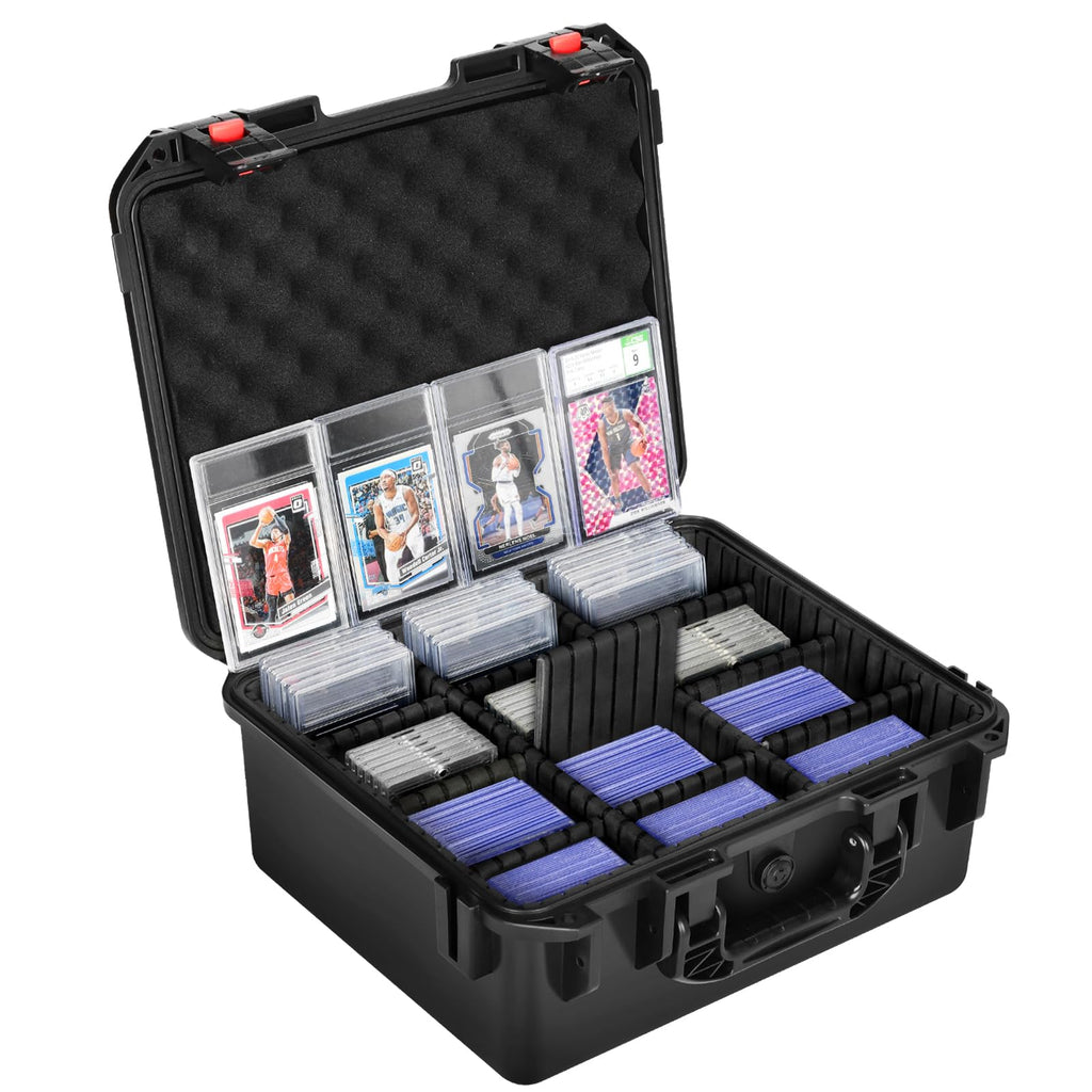 Graded Card Storage Box with 9 Dividers H581149