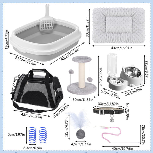 10 Pcs Kitten Starter Kit K2825