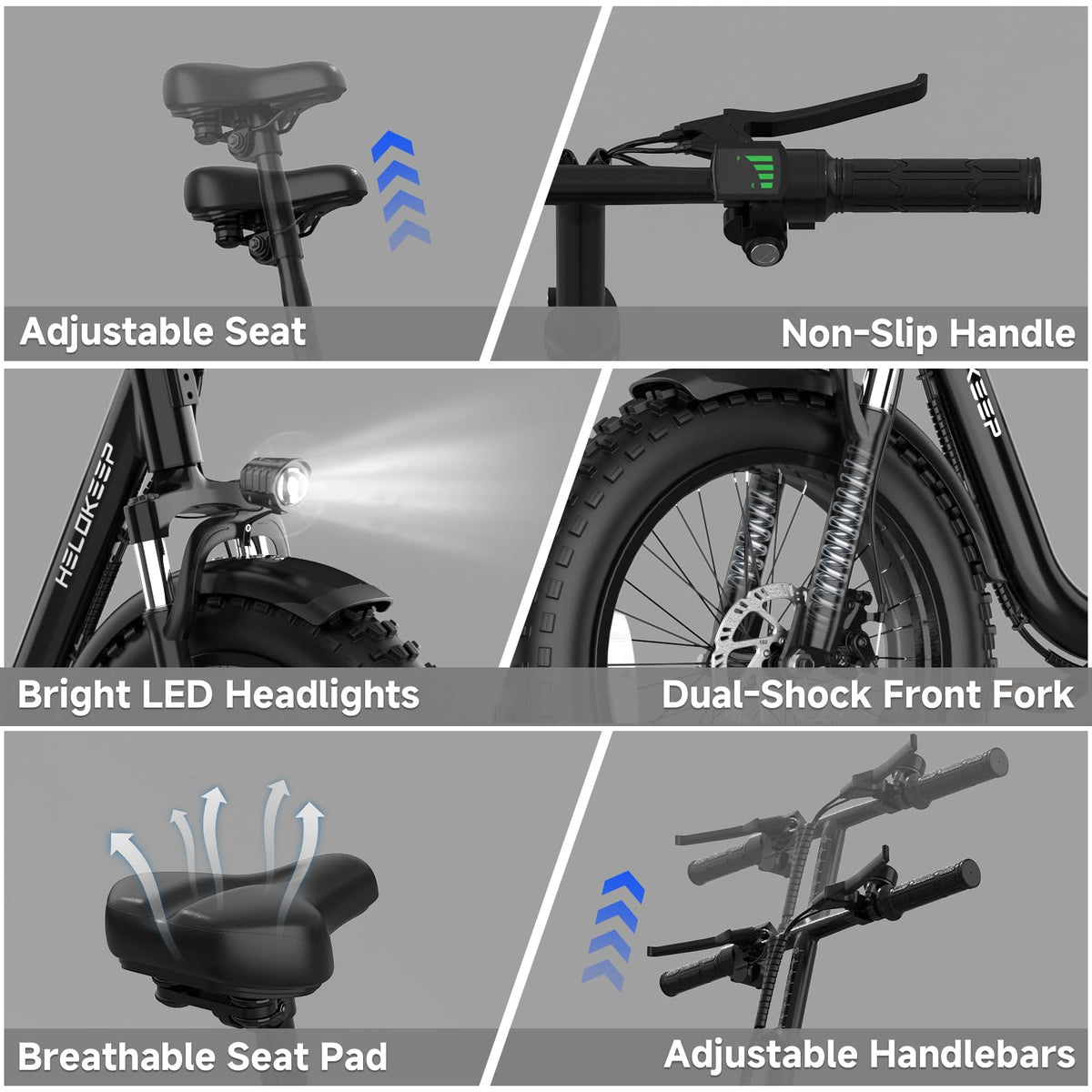 Folding Electric Bike with Rear Rack D679