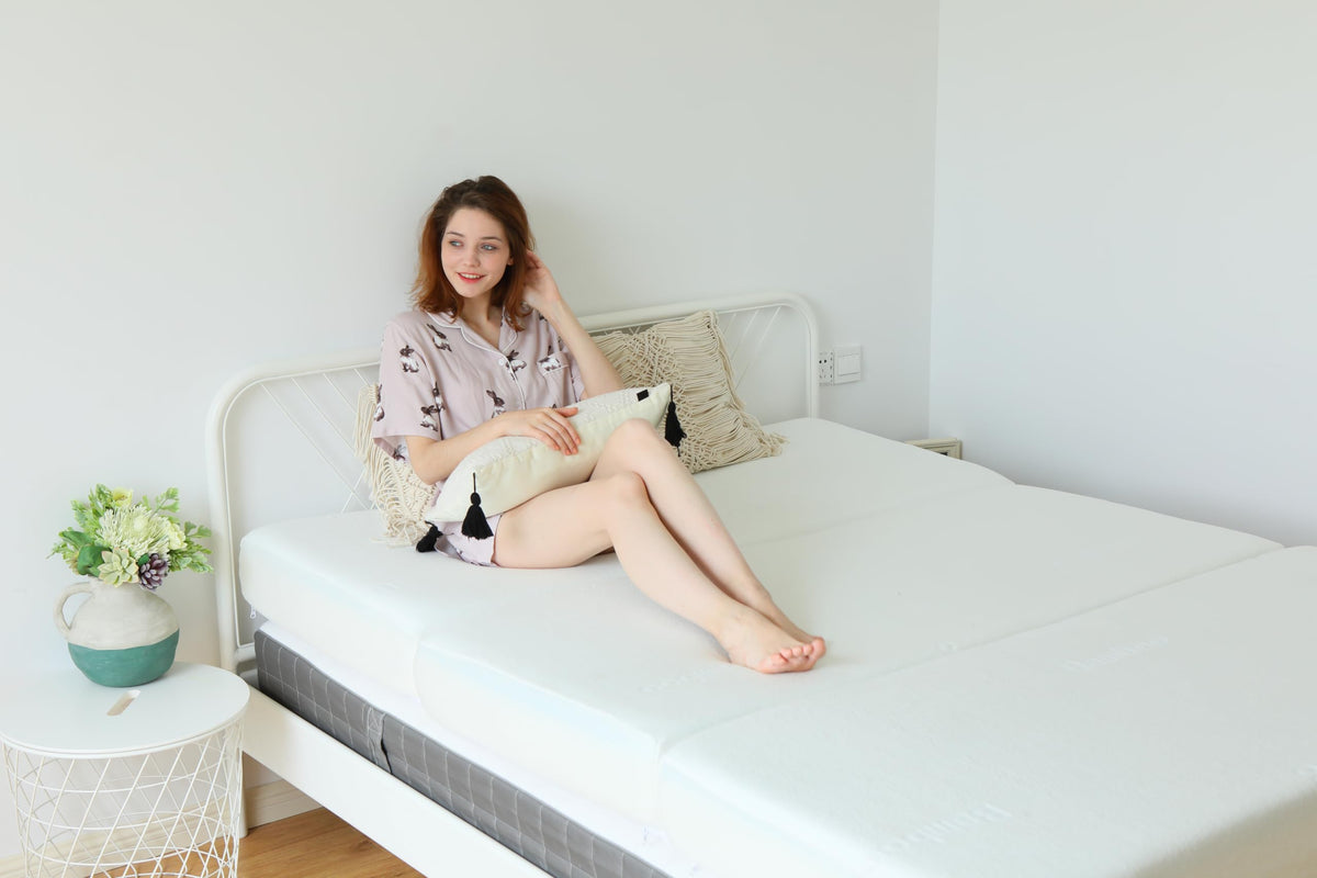 6-Inch Gel Infused Memory Foam Tri-fold Mattress with Bamboo Cover S2550