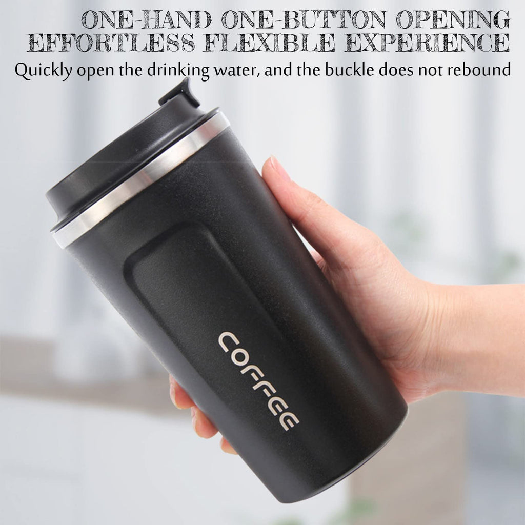 17 oz Stainless Steel Vacuum Coffee Mug with Lid C8049
