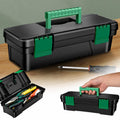 10-inch Plastic Tool Box with Handle and Removable Tray Z567901