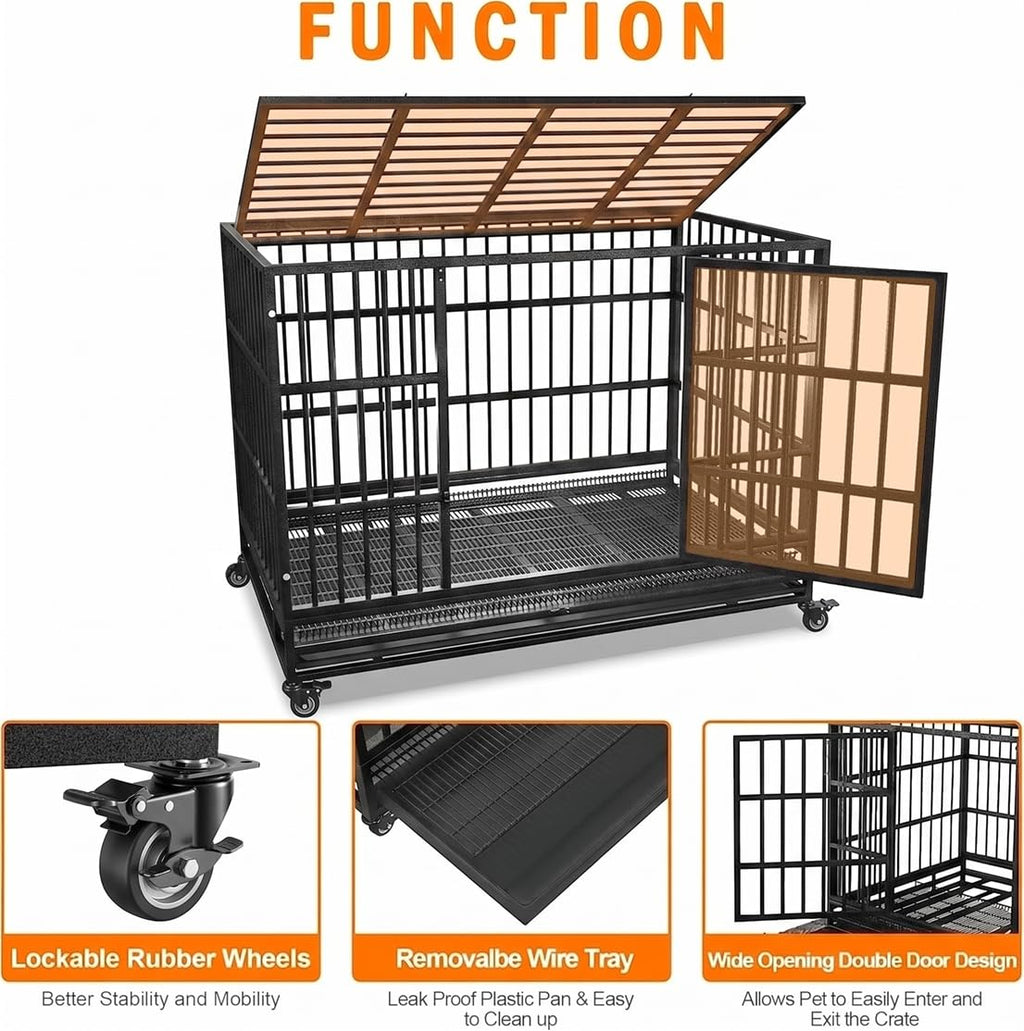 48" Heavy Duty Dog Crate G1803