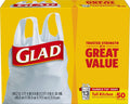 13 Gal. Tall Kitchen Handle-Tie Bags 50 ct Pack of 4 F4361