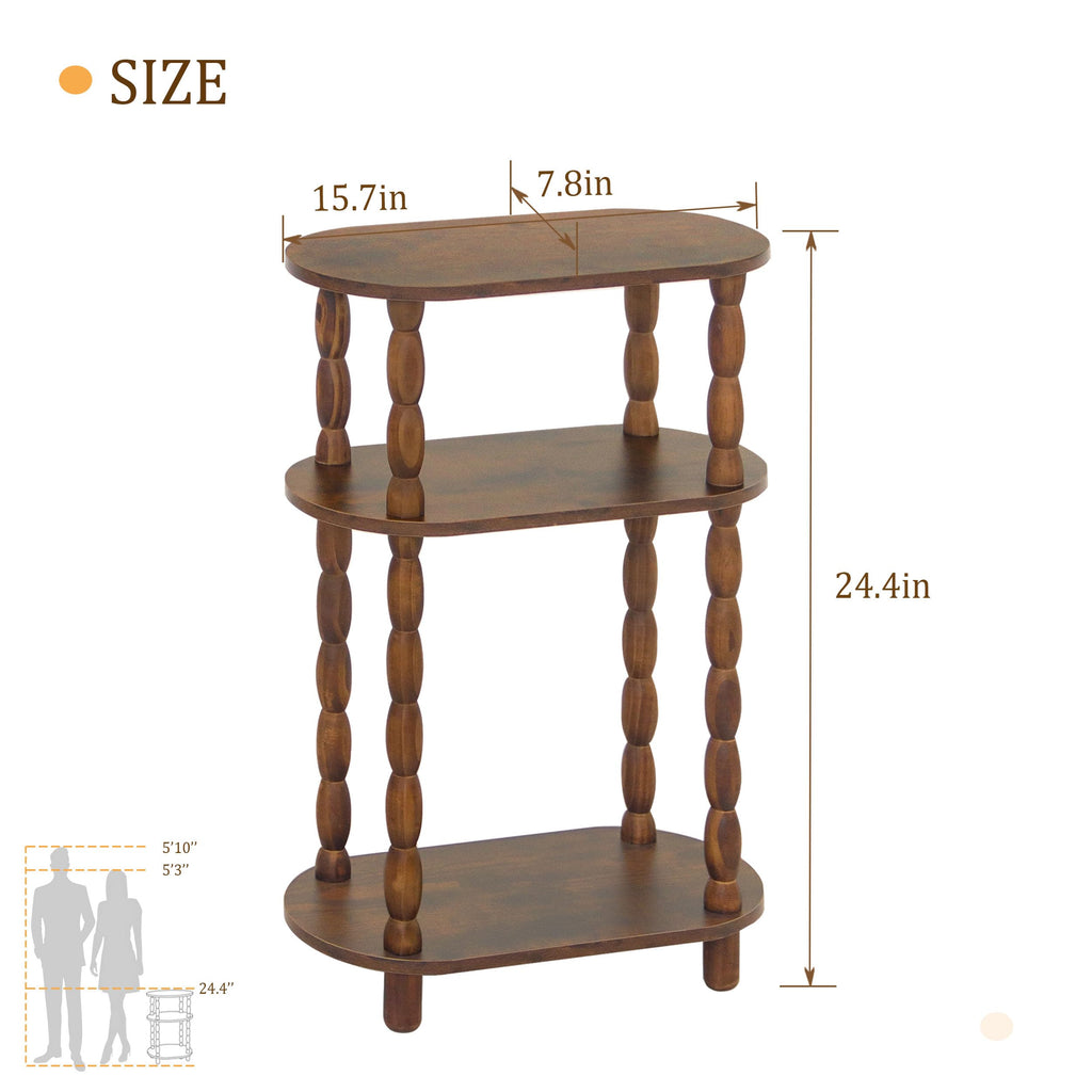 Small Narrow 3-Tier Side Table T587143