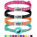 Personalized Cat Collar with Name Tag & Bell J307