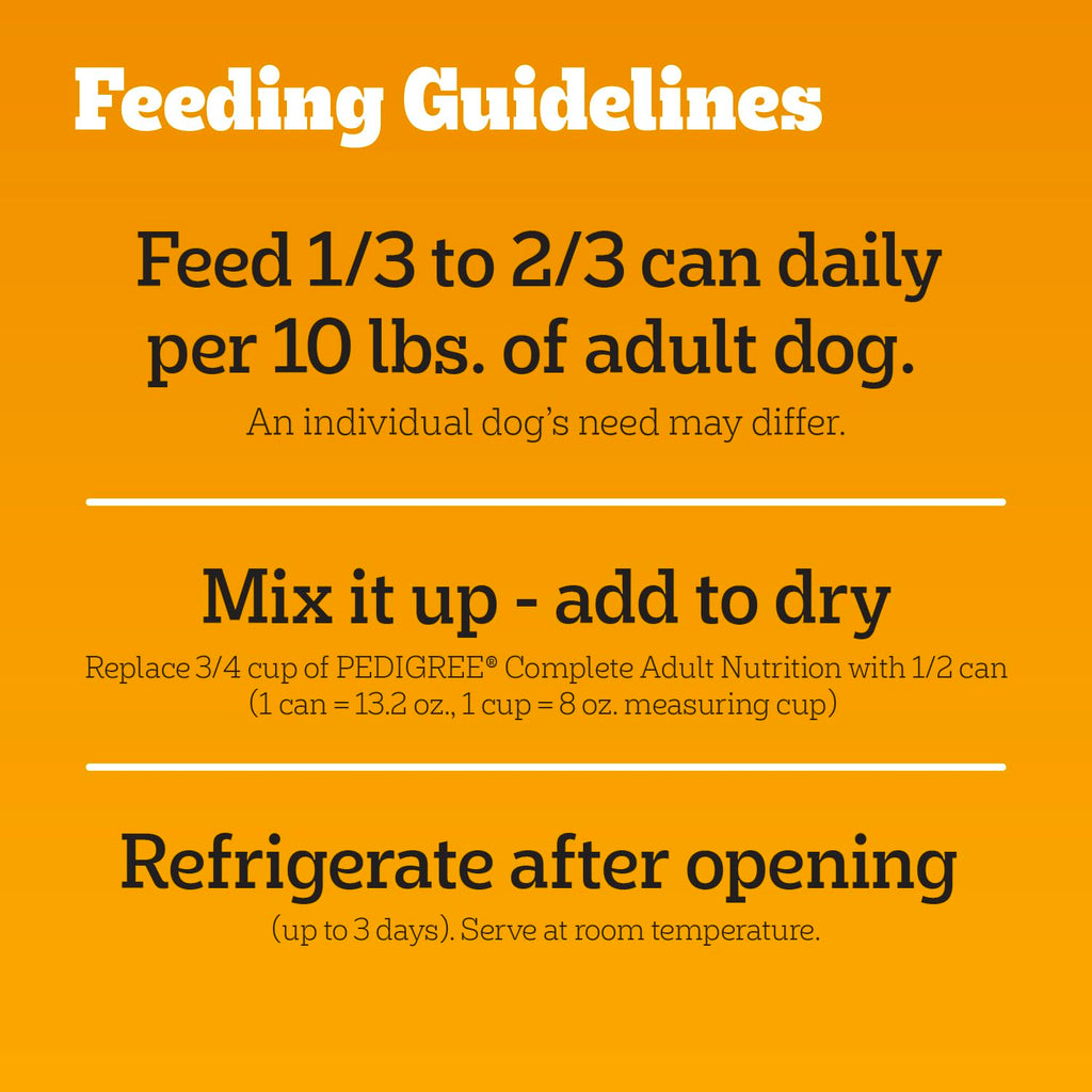 Beef Ground Dinner Wet Dog Food 13.2 oz 12 Count Q91214