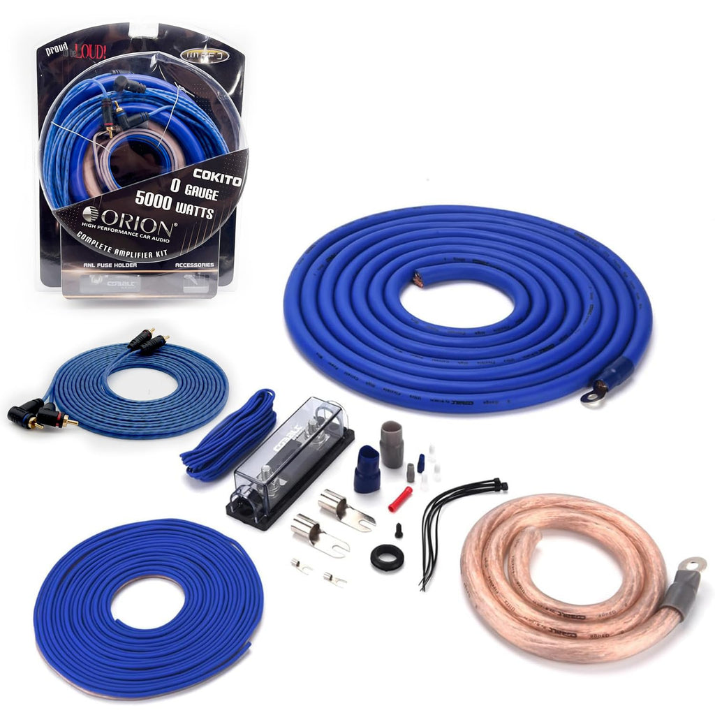 0-Gauge CCA Amp Wiring Kit D4410