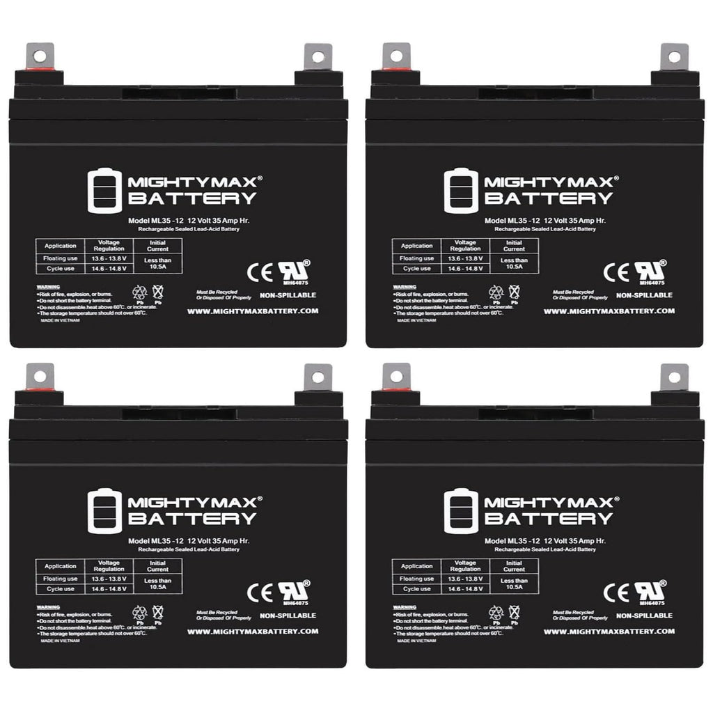 12V 35AH SLA Battery 4 Pack H221