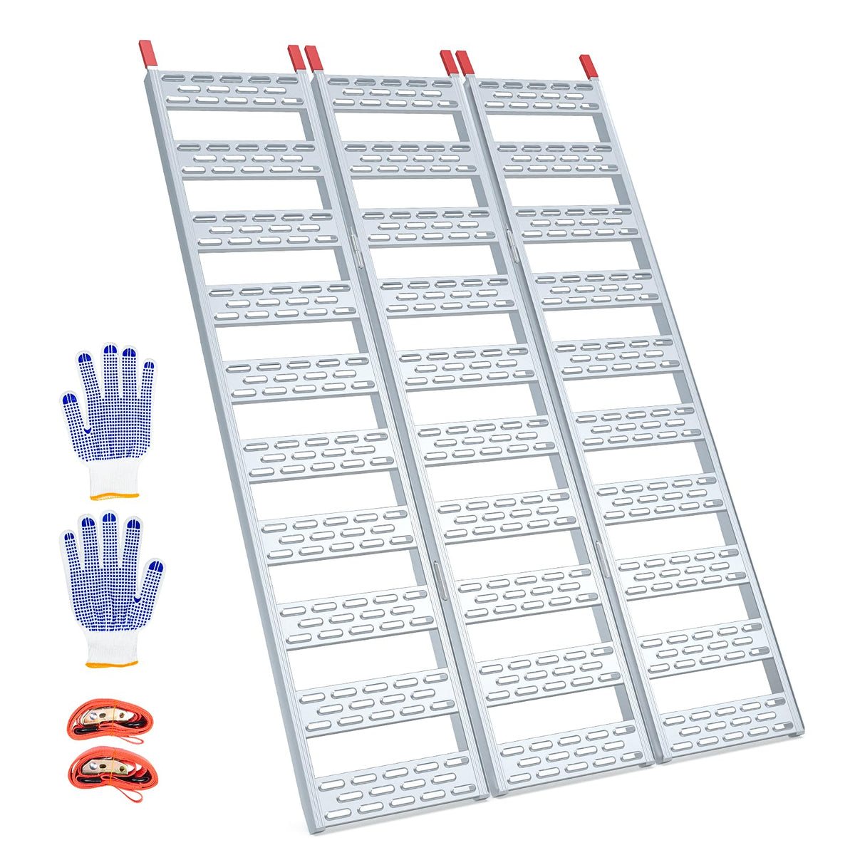 Aluminum Tri-Folding Truck Ramps 1600Lbs Max O27601