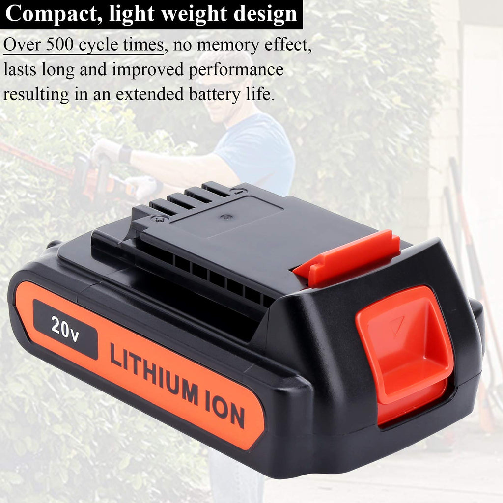 4.0Ah 20V MAX Compatible with Black and Decker Battery A517995