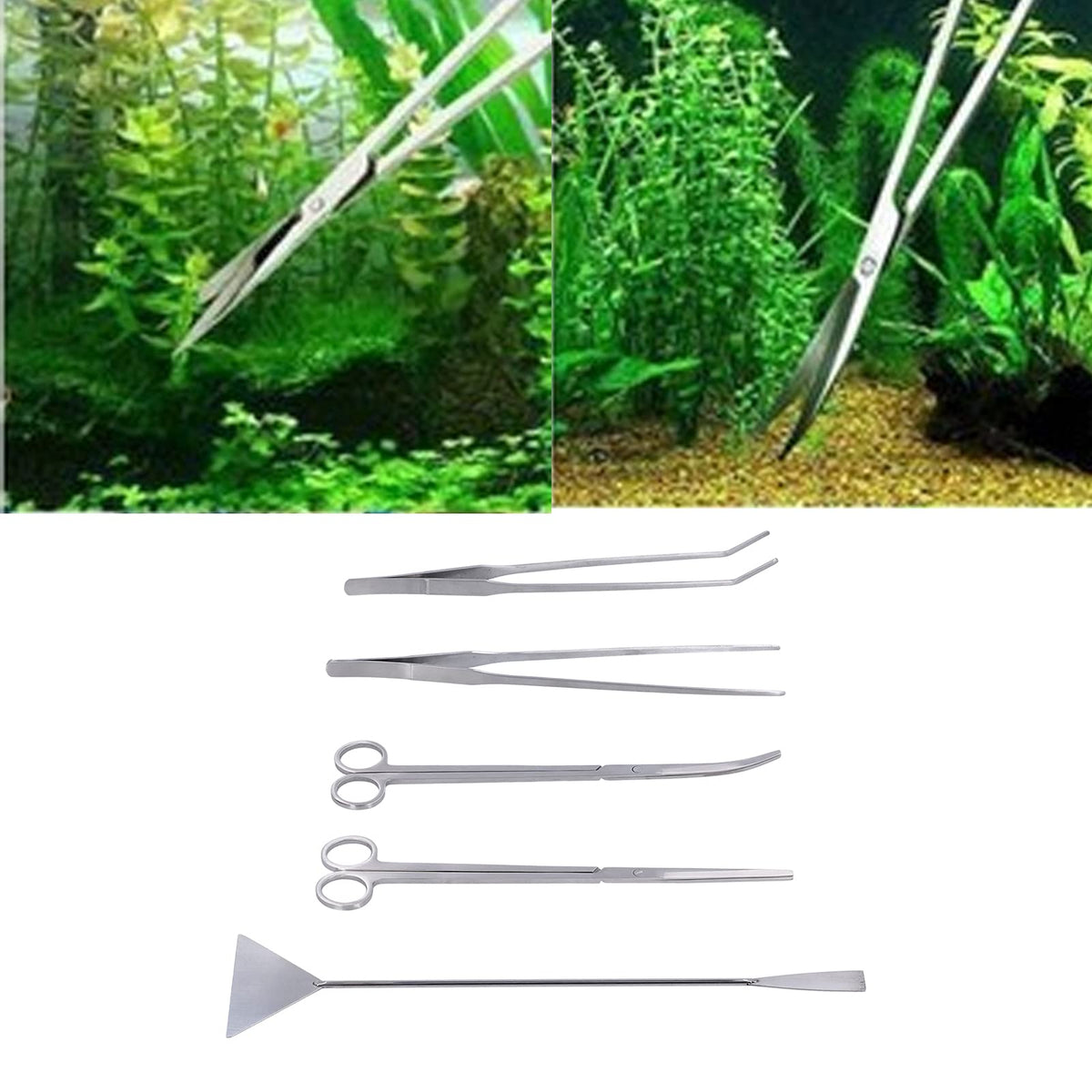 5-in-1 Stainless Steel Aquarium Maintenance Kit Z476904