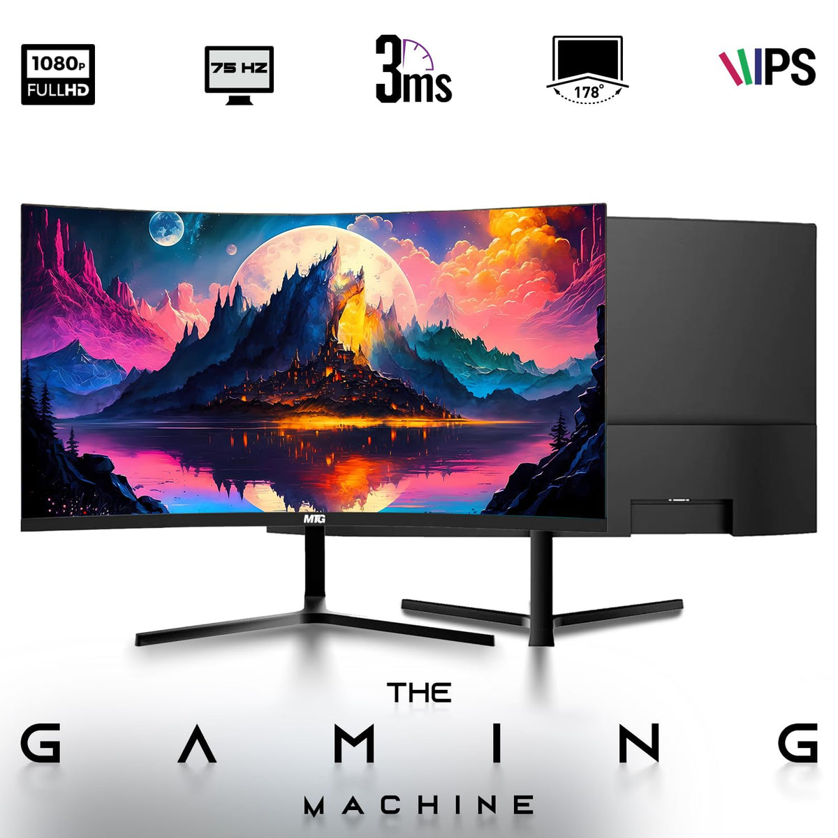 Gaming Tower PC, i5 8th Gen, 16GB RAM, 1TB Nvme C30863