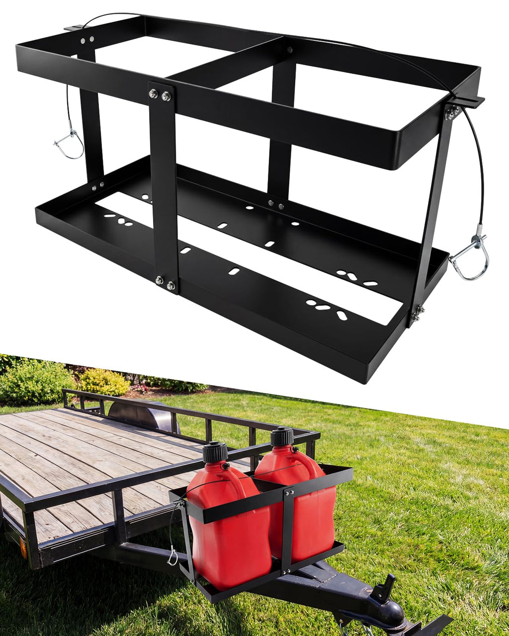 5 Gallon Gas Can Holder for Two 5 Gallon Gas Cans T46760