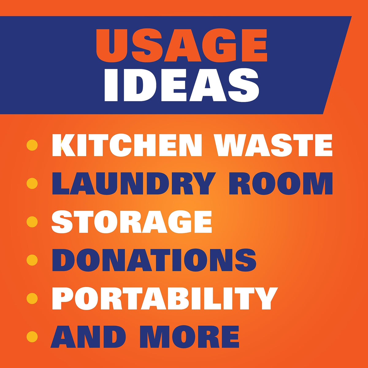 13 Gal White Unscented Kitchen Trash Bags T44755