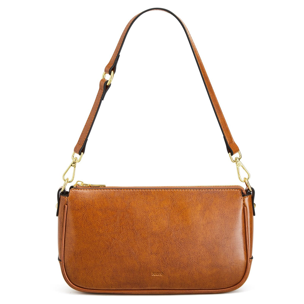 Leather Crossbody Bags with 2 Straps Z8880