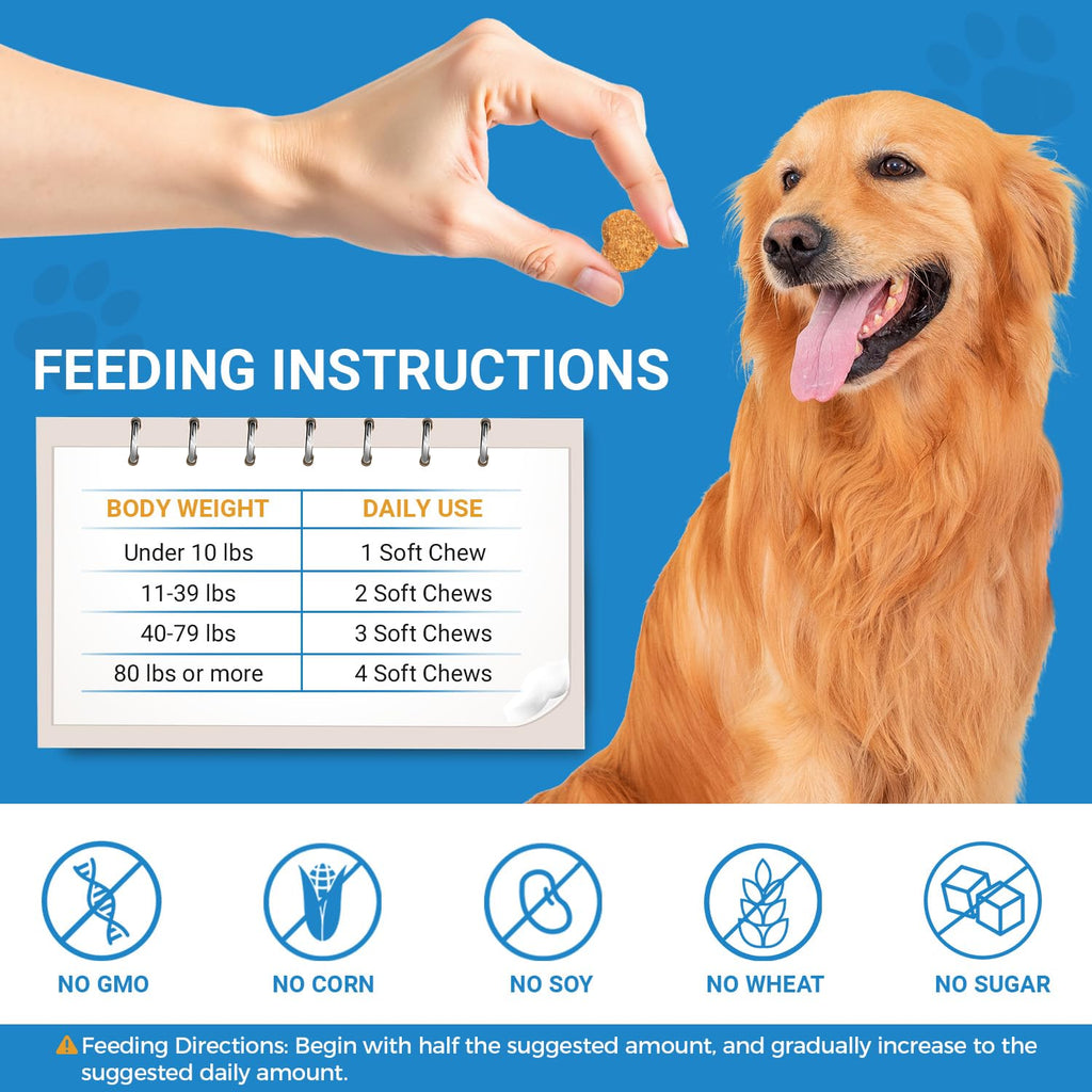 Flea and Tick Prevention for Dogs 200 Soft Chews Chicken Flavor L86784