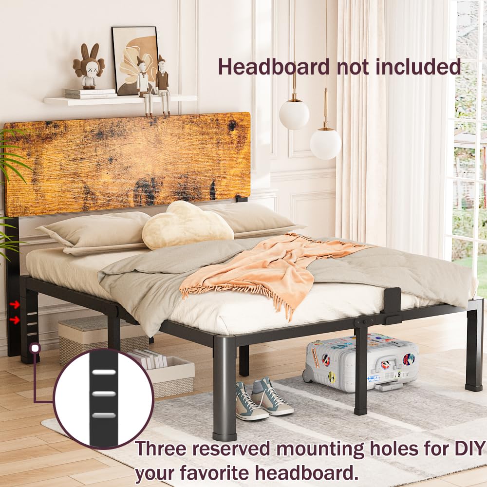 18 inch Queen Metal Platform Bed Frame N412