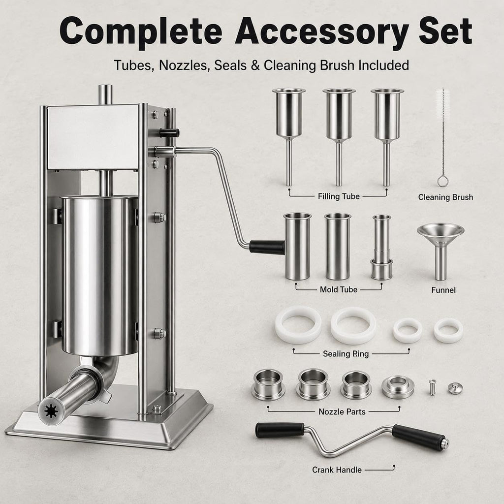 3L 304 Stainless Steel Sausage Stuffer & Churro Maker D626935