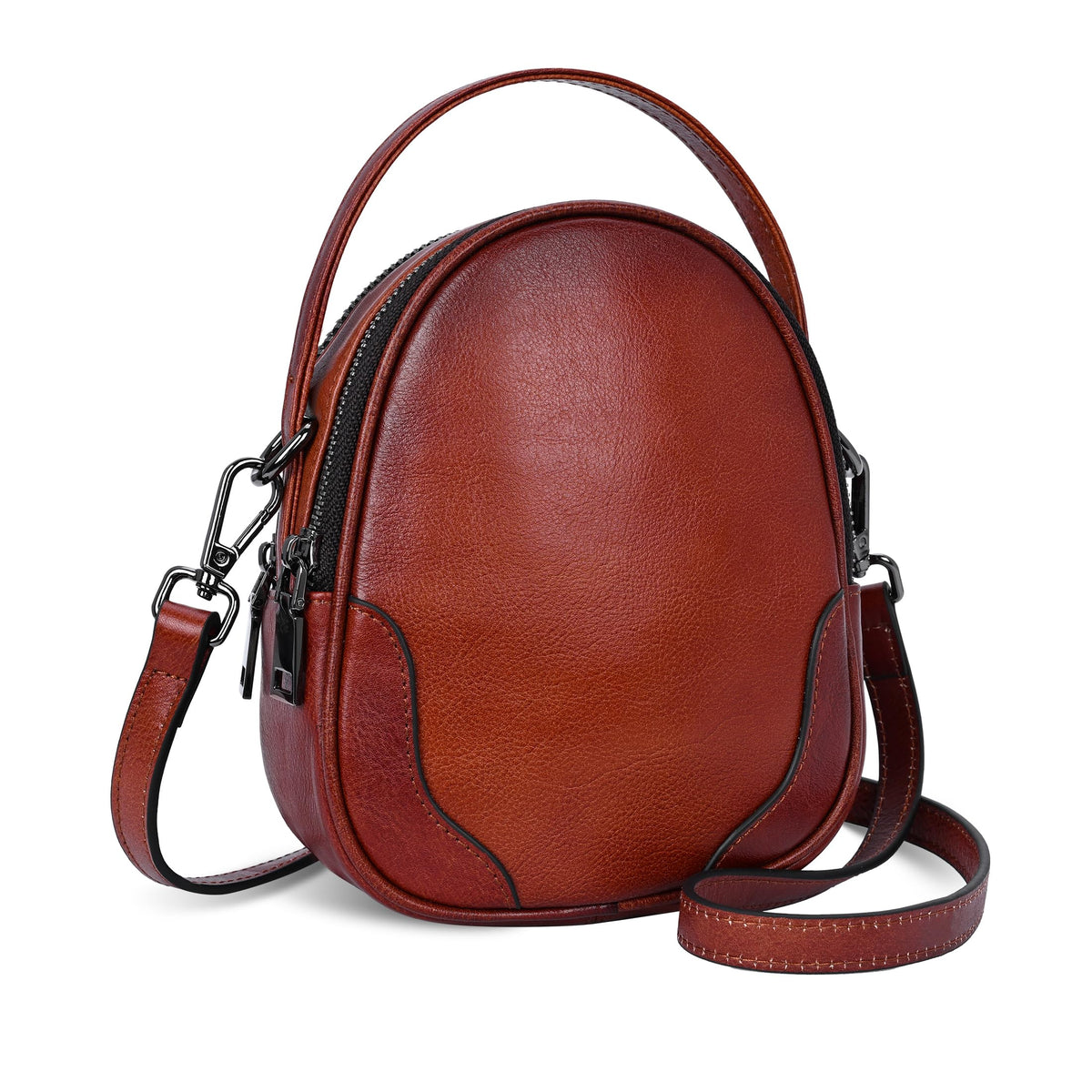 Small Leather Crossbody Bag Z4745