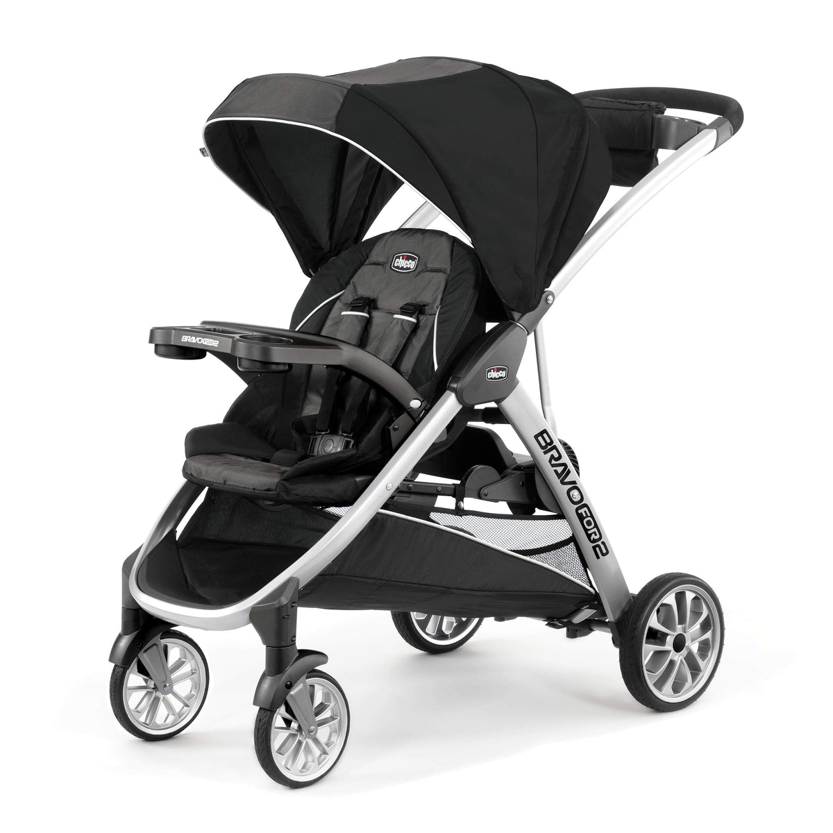 Double Stroller with Child & Parent Tray R5522