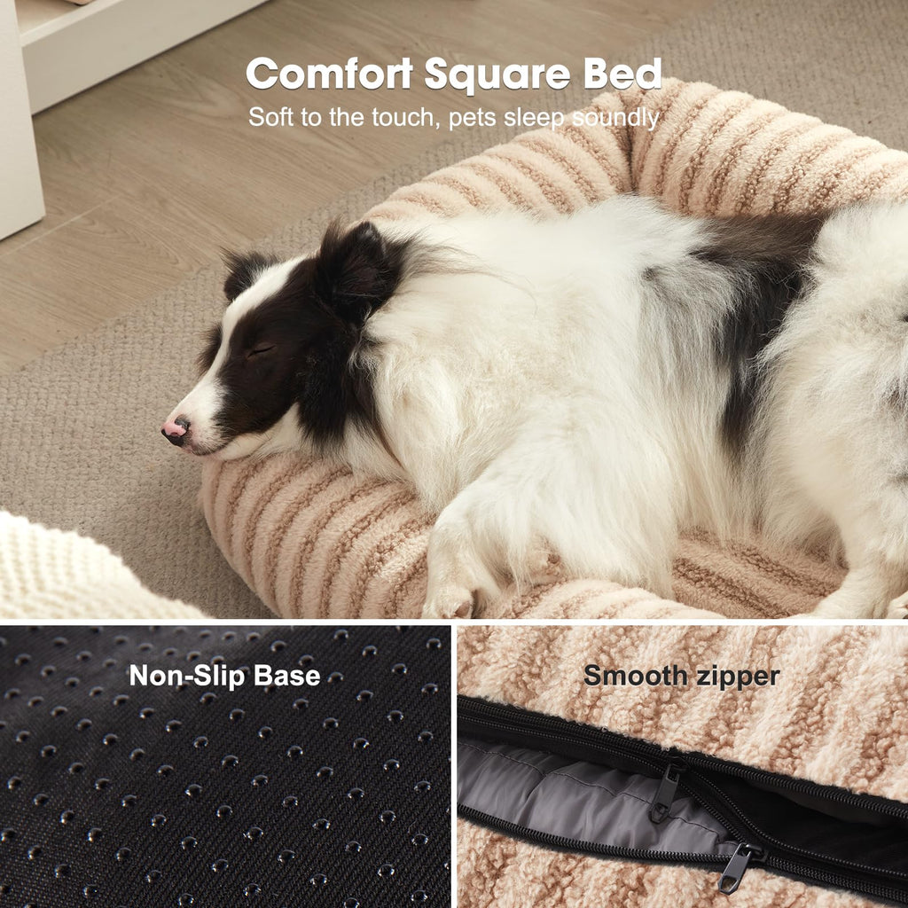 Medium Washable Dog Bed with Removable Cover D997