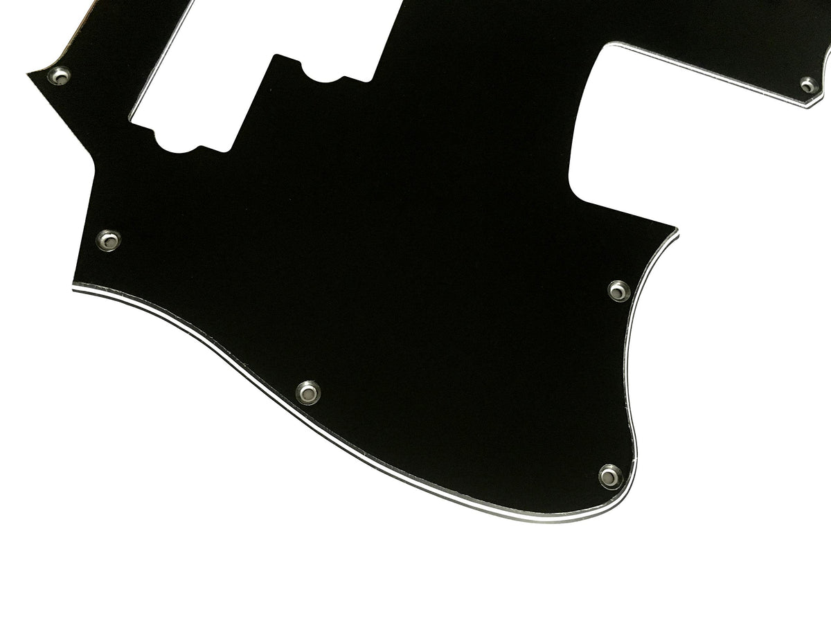 Custom Guitar Pickguard 3 Ply Black A3271