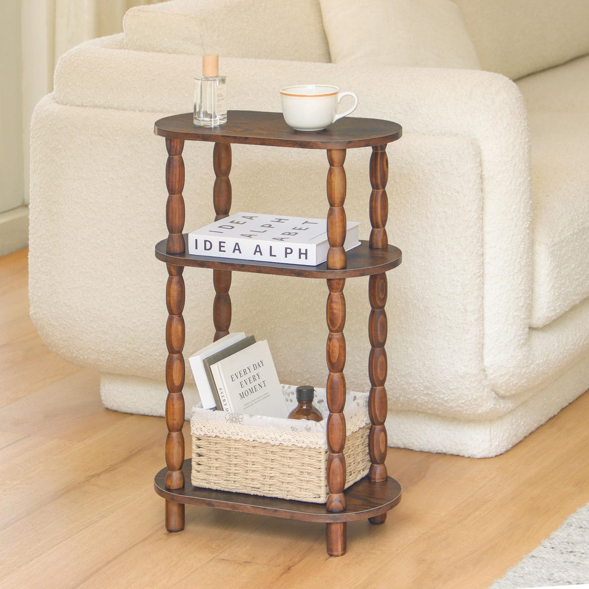Small Narrow 3-Tier Side Table T587143