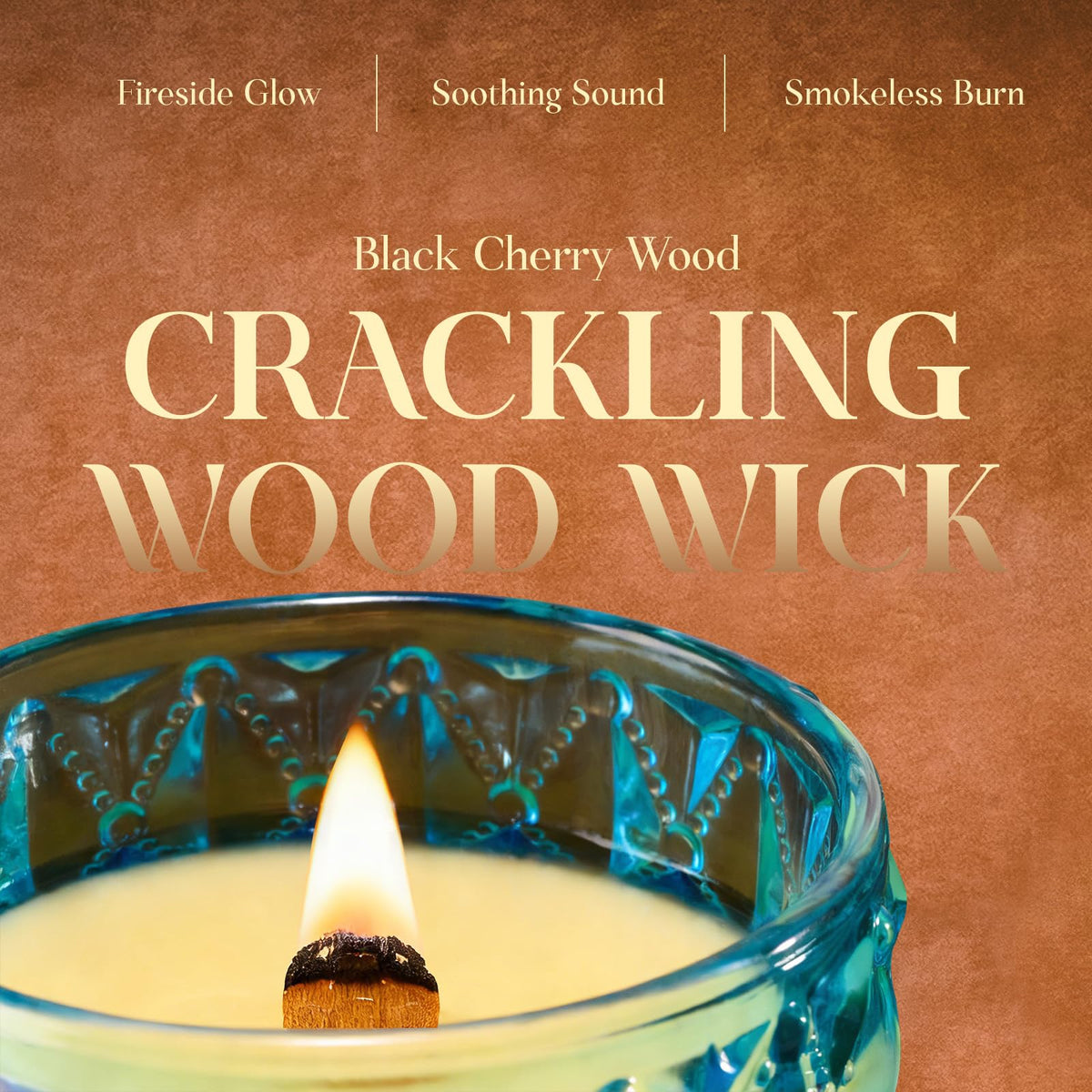 16.6oz Wood Wick Soy Wax Scented Candle Y4687