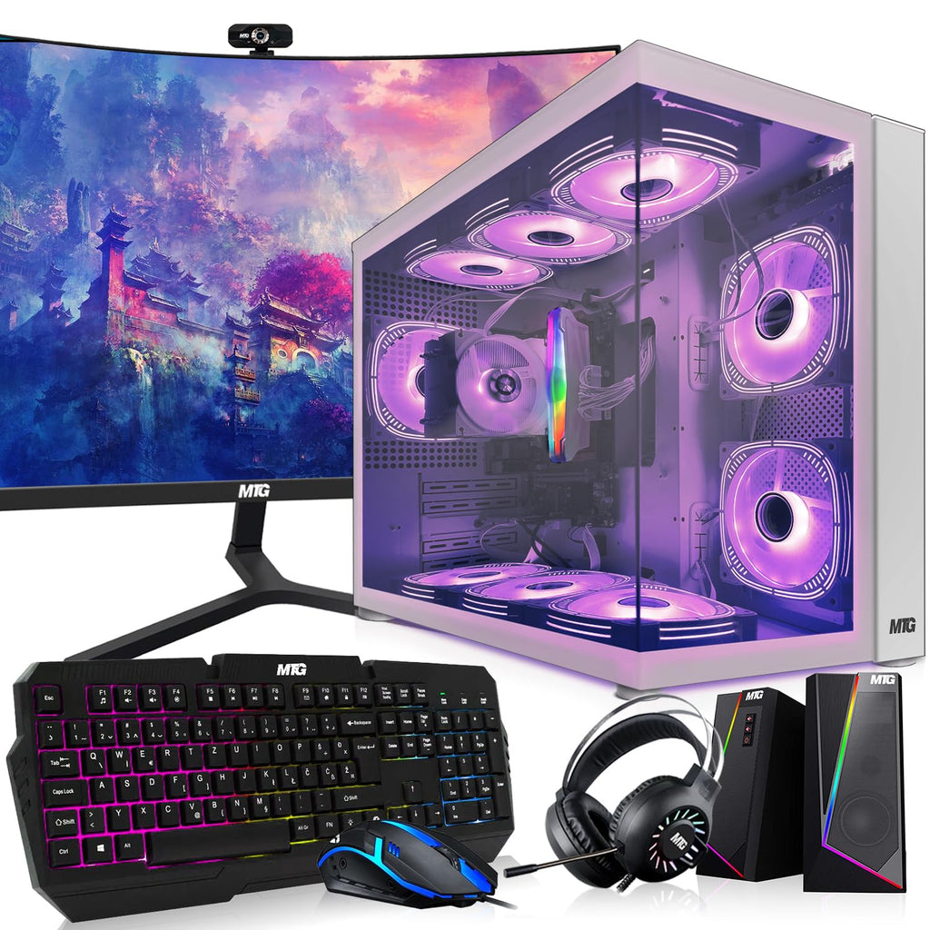 Gaming Tower PC, i5 8th Gen, 16GB RAM, 1TB Nvme C30863