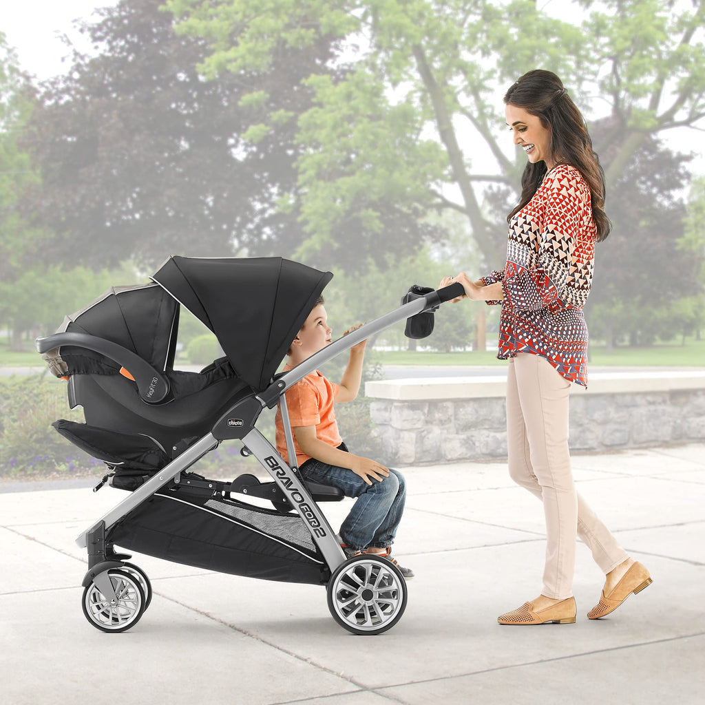 Double Stroller with Child & Parent Tray R5522