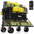 Collapsible Wagon with Extended Tailgate, Black K302