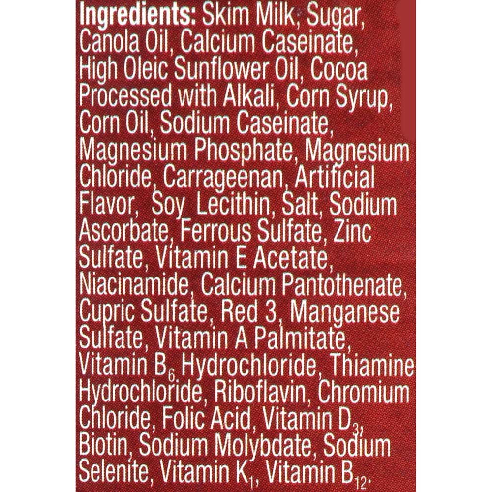 Chocolate Nutritional Beverage 12 Fluid Ounce Can Q589