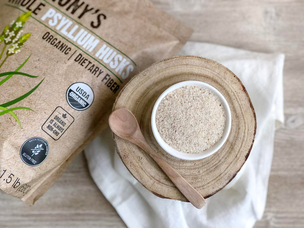 Organic Whole Psyllium Husks, 1.5 lb, Gluten Free Y1131