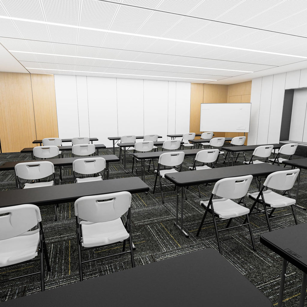 White 4 Pack Folding Chairs T1479