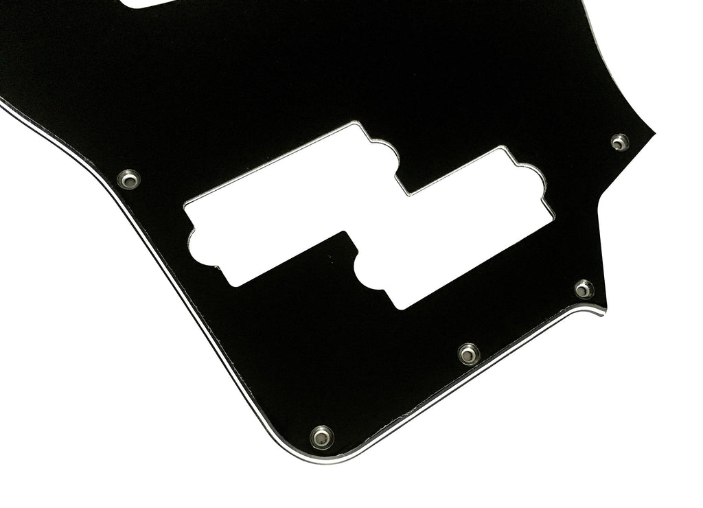Custom Guitar Pickguard 3 Ply Black A3271