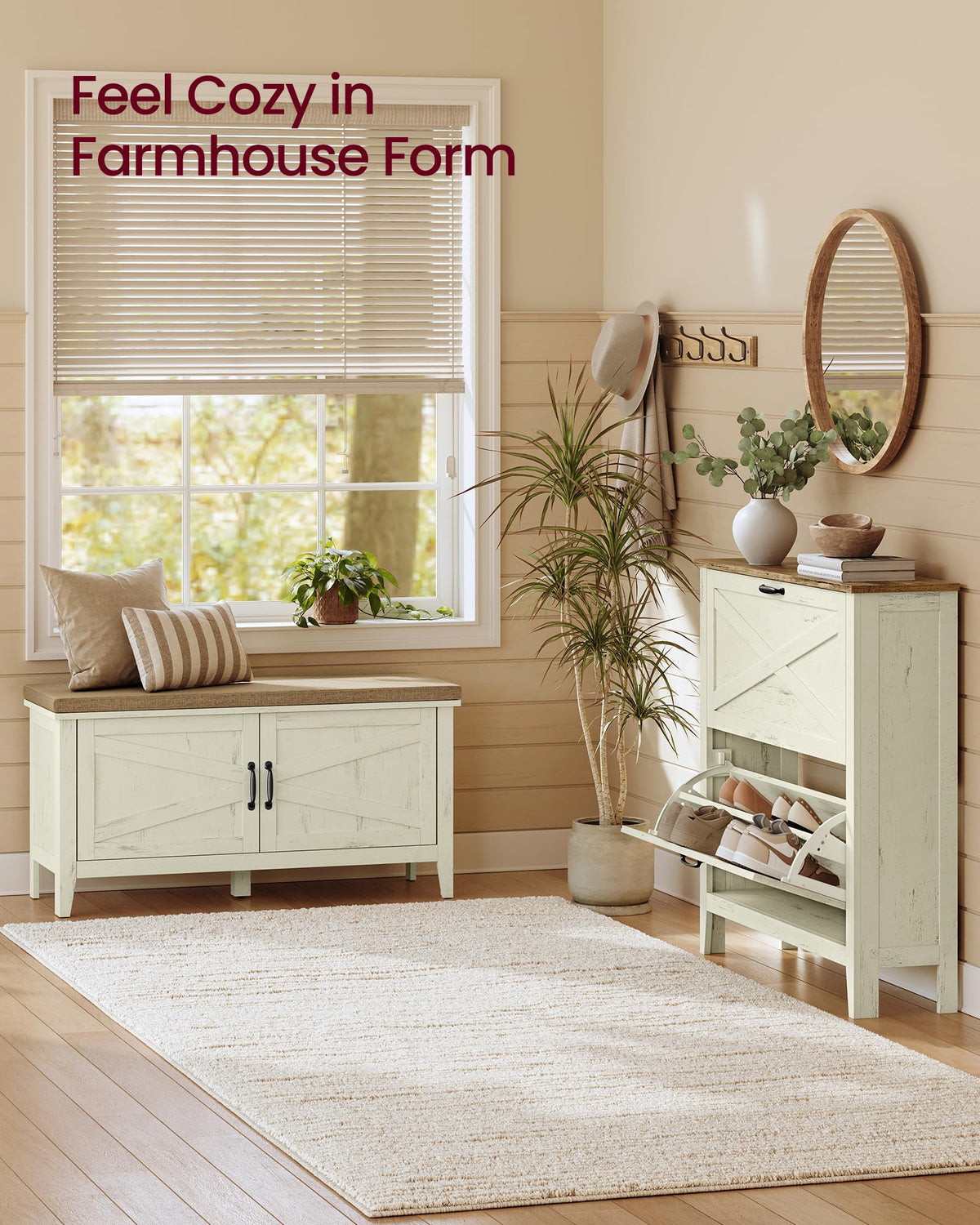 Shoe Bench with Cushion R937