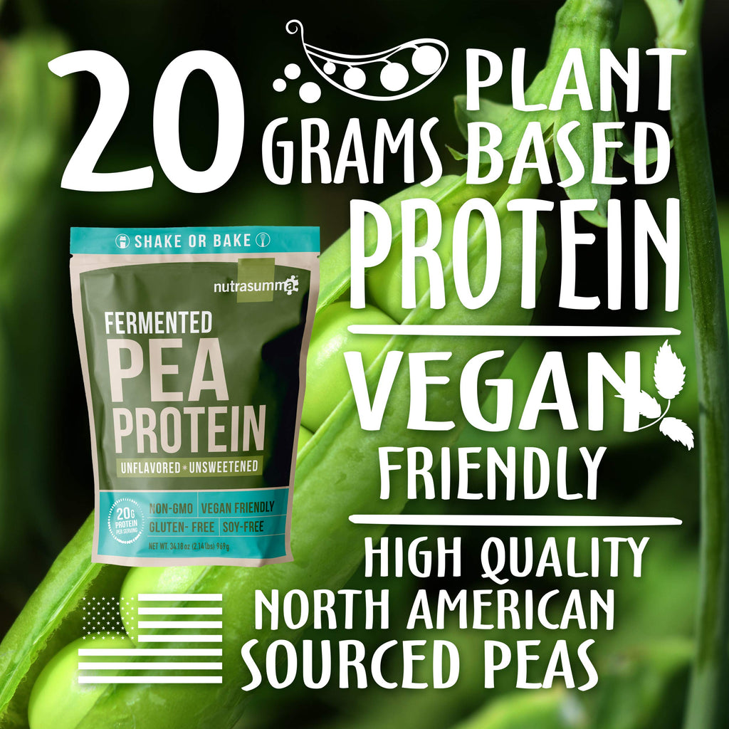 Unflavored Unsweetened Vegan Pea Protein Powder 2.14 LB X6411