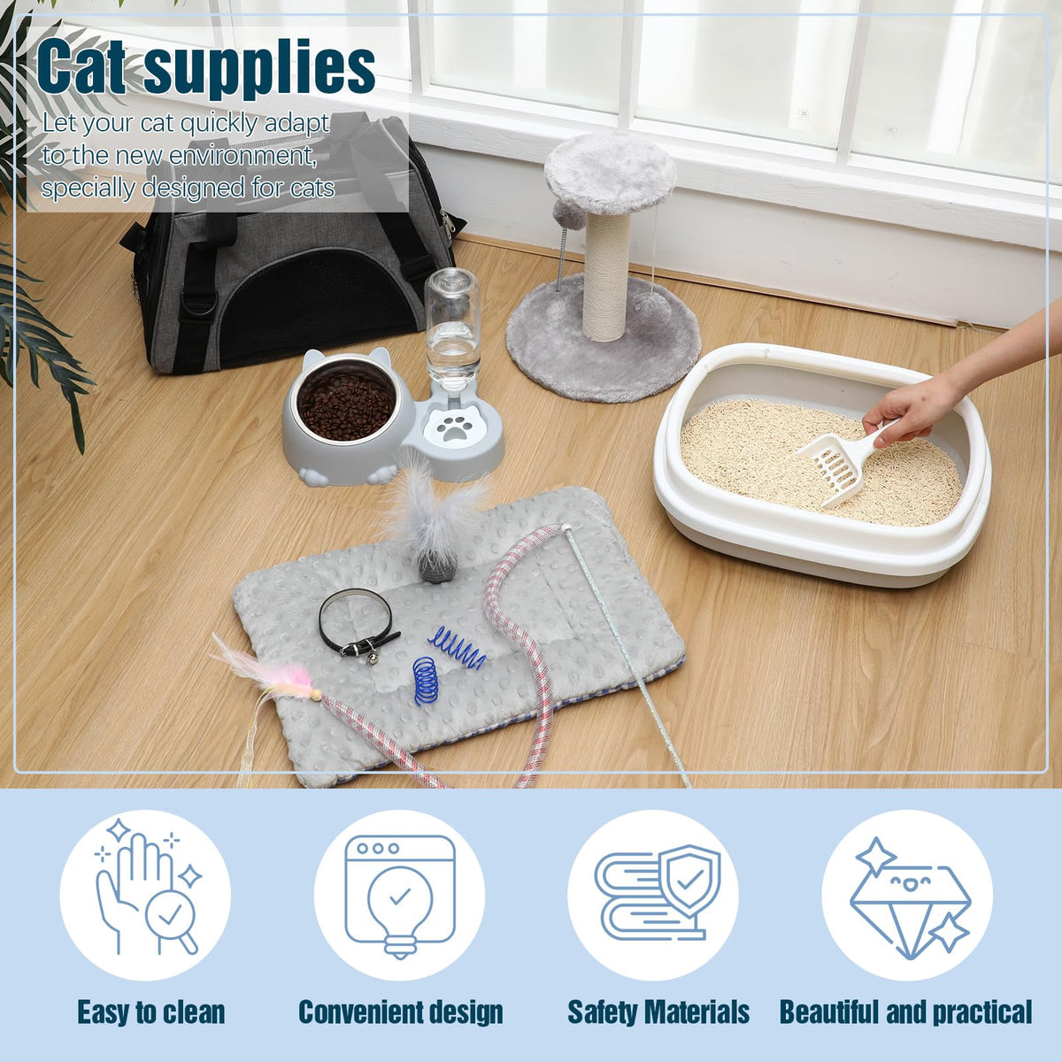 10 Pcs Kitten Starter Kit K2825