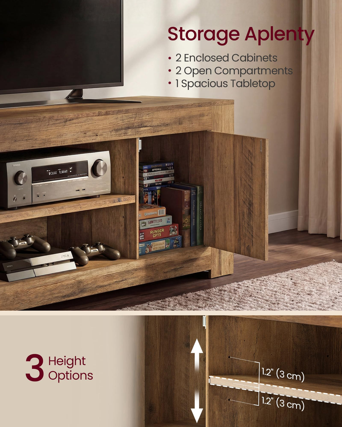 TV Stand with Storage S73642