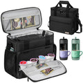 Black Coffee Maker Travel Bag with Multiple Pockets O857