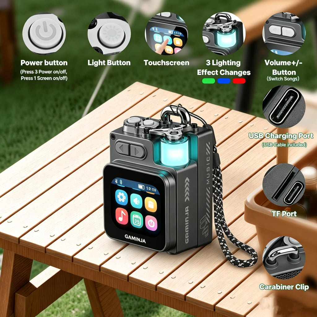 Portable Wireless Bluetooth Speaker with Alarm Clock V6550