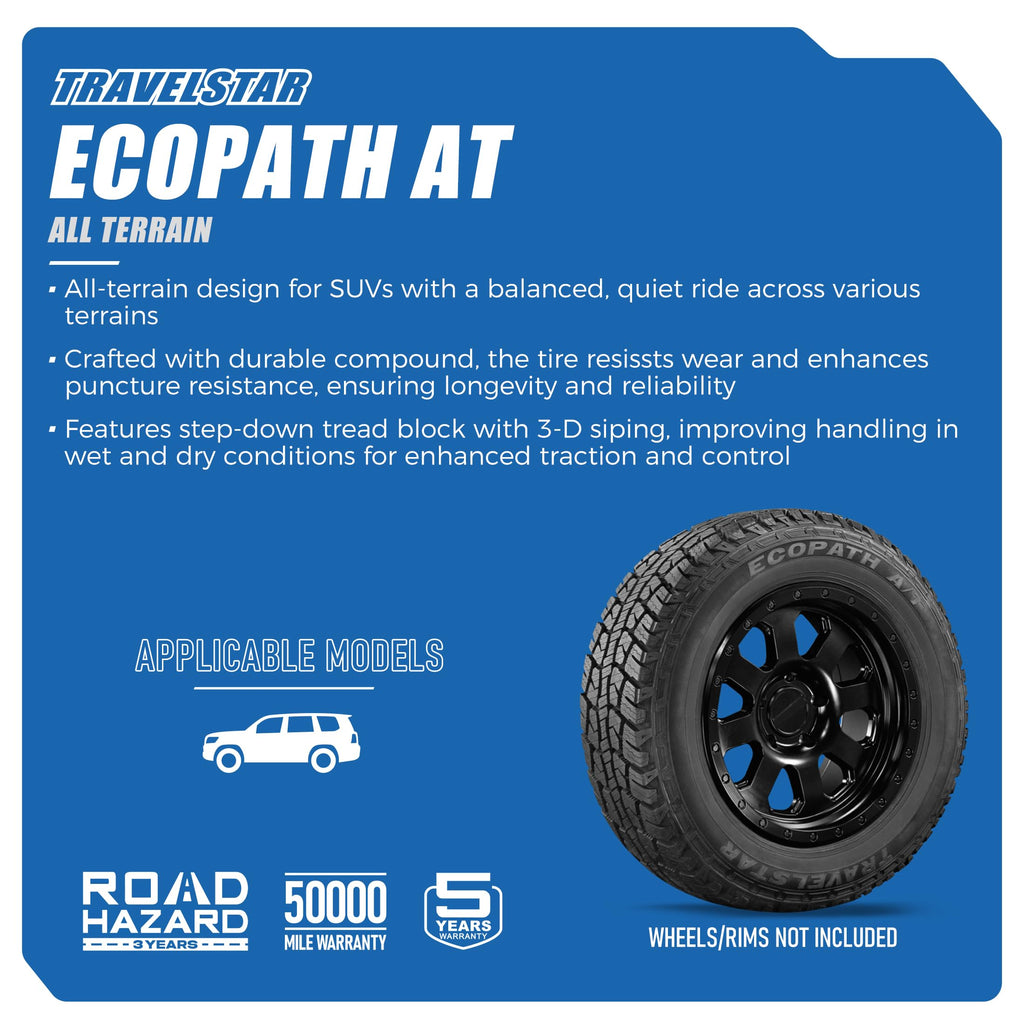 Set of 4 All Terrain Radial Tire D398