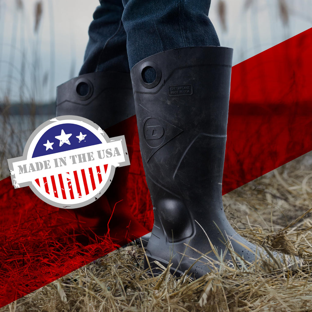 Black Rubber Boots P701