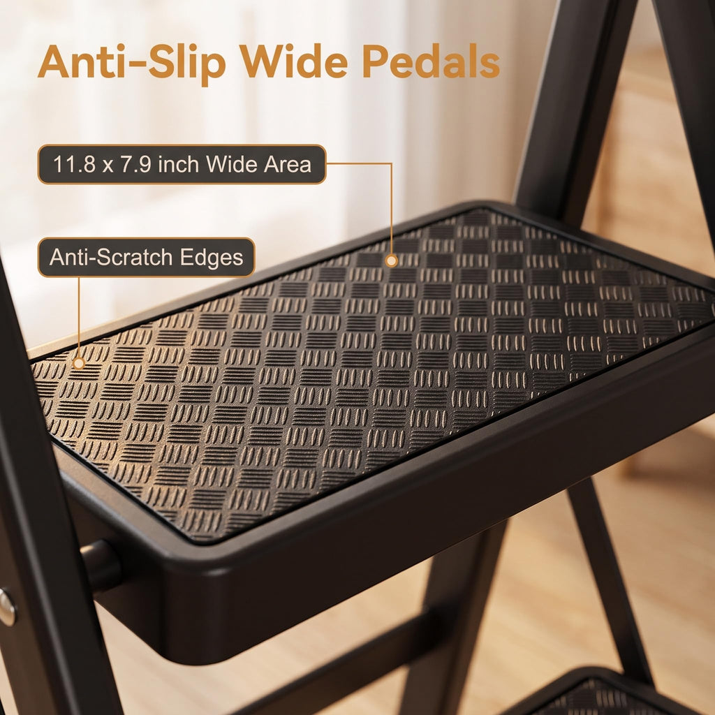 3-Step Aluminum Folding Ladder I945