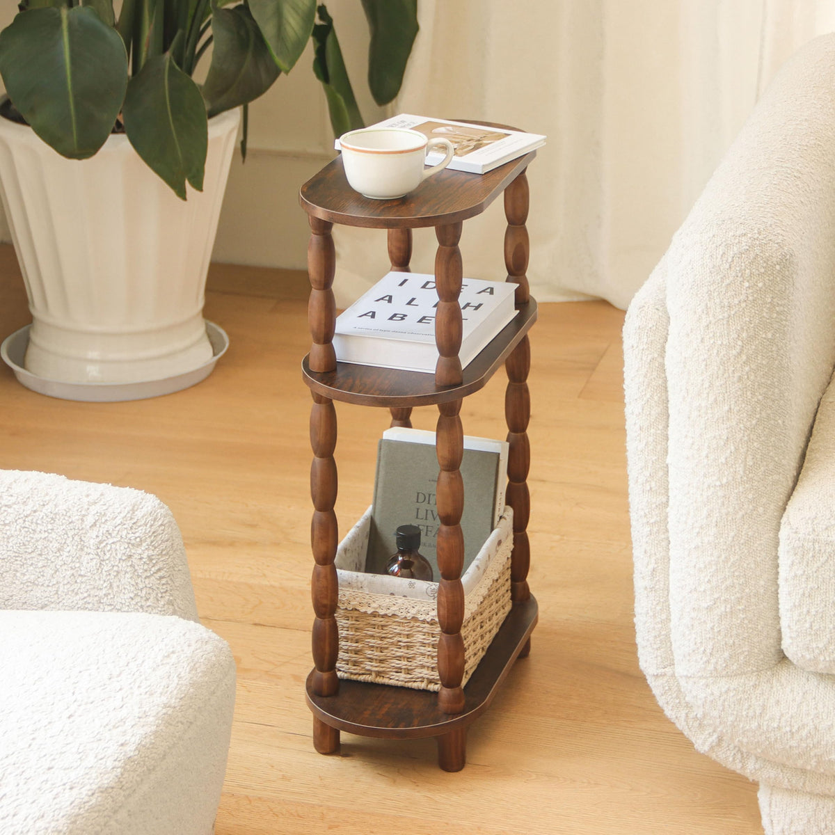Small Narrow 3-Tier Side Table T587143