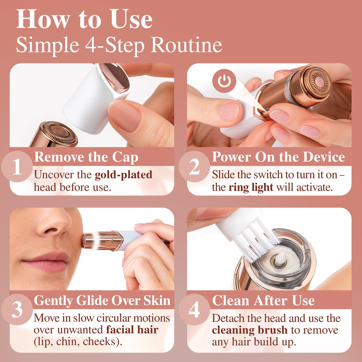 Facial Hair Removal for Women V642811