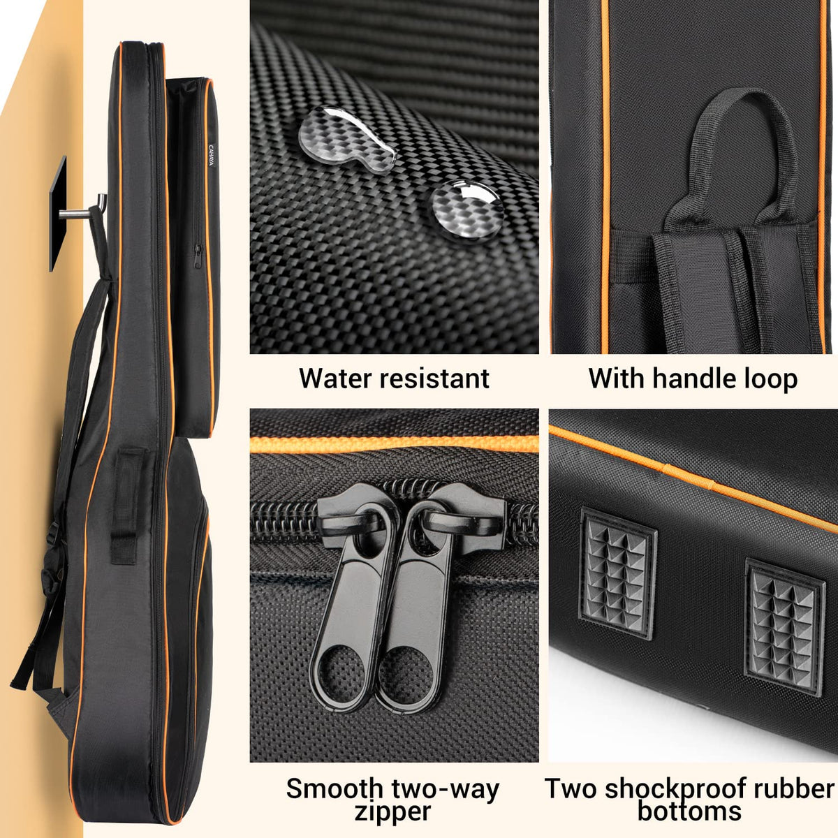 44 Inch Guitar Bag with Adjustable Shoulder Strap I575