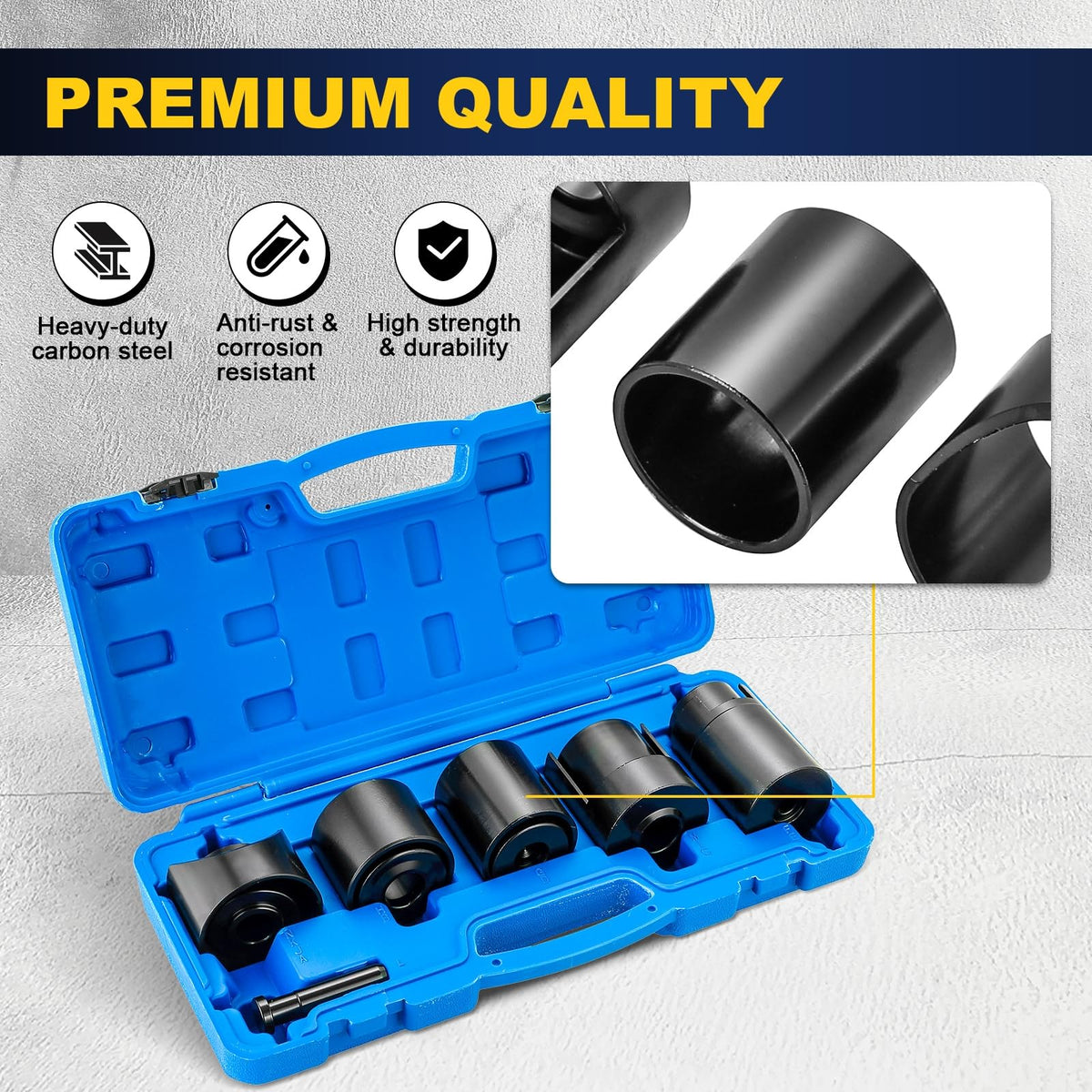 14 Pc Ball Joint Remover Installer Adapter Tool Set W82616