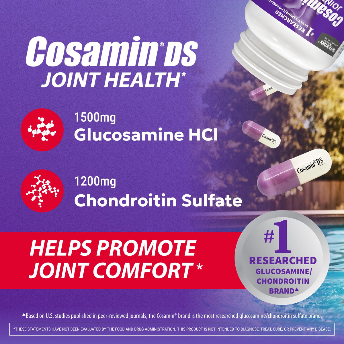 Glucosamine Chondroitin 180 Capsules T697